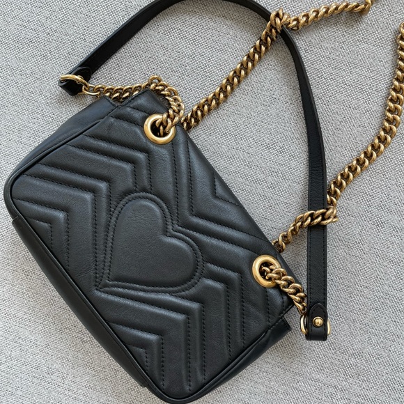 Gucci GG marmot 2.0 mini quilted black - Picture 7 of 9